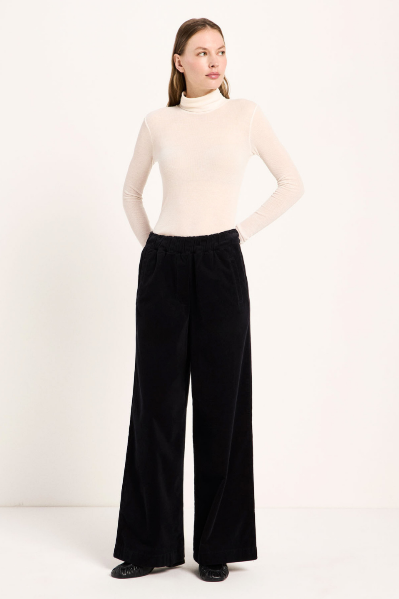 Hose Wide GOTS Black
