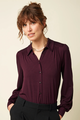 Bluse Carina Viscose Light Porto Red