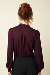 Bluse Carina Viscose Light Porto Red
