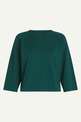 Strickshirt Anya Cocoon Pine Green