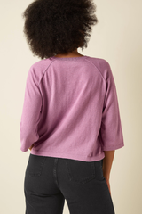 Strickshirt Anya Cocoon Crocus Lilac