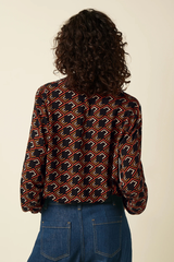 Bluse Alicia Calou Spicy Brown