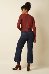 Cardigan Sofie Match Knit Spicy Brown