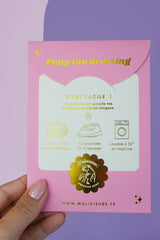 Bügelbild Patch Glückskatze