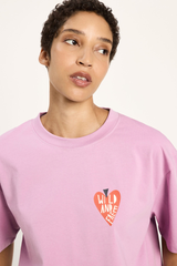 Oversized Statementshirt Berry