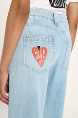 Jeans Wide Tode Light Blue Denim
