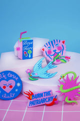 Bügelbild Patch Burn Patriarchy