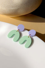 Ohrschmuck Arch Green Lilac