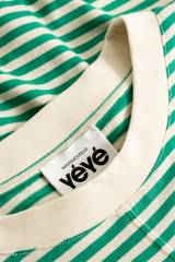 T-Shirt Tie Crop Mini Stripes