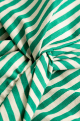 T-Shirt Tie Crop Mini Stripes