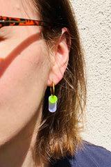 Ohrschmuck Dopamine Green Lilac