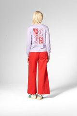 Longsleeve Know Your Power Lavender
