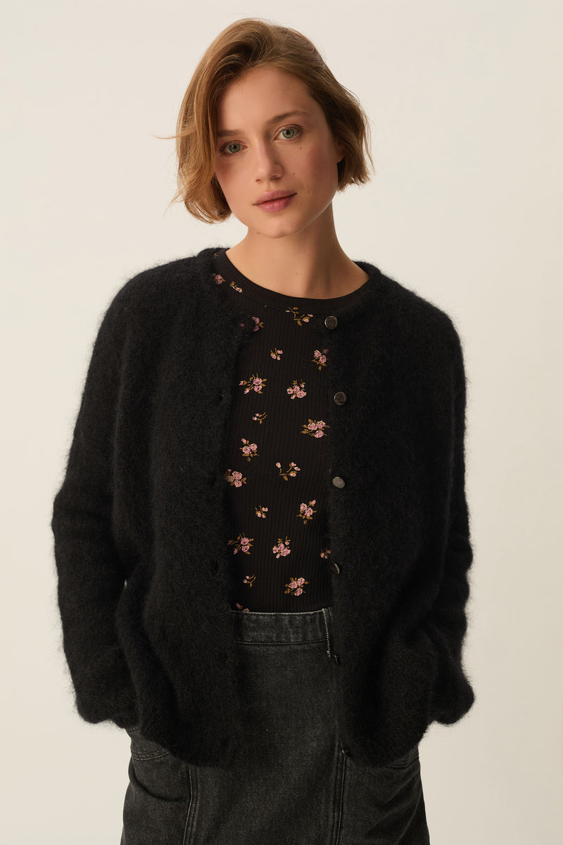 Strickjacke Bea Noir