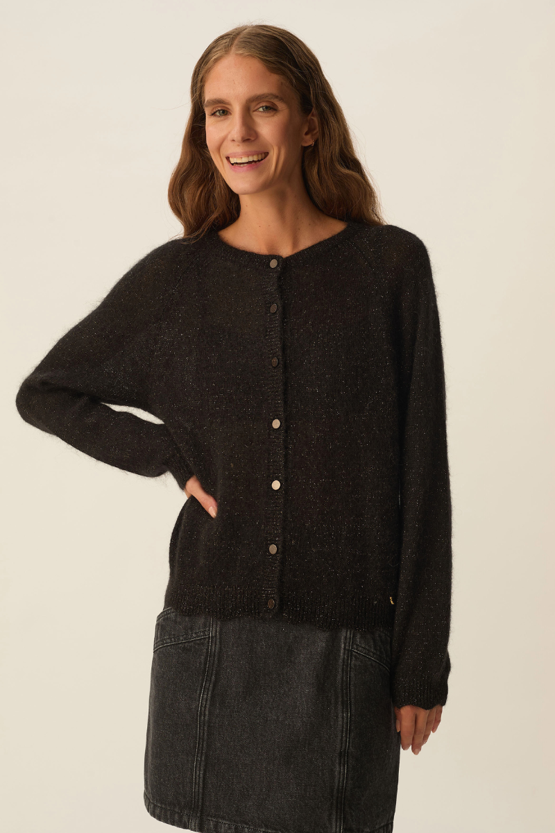 Strickjacke Binette Noir