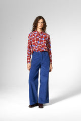 Bluse What The Fleur Red
