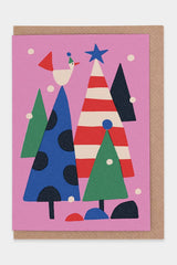 Karte "Winter Christmas Forest"