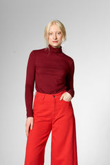 Pullover Stay Forever Rollneck Red