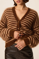 Cardigan Alvaro Cognac Blush Chiné