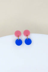 Ohrschmuck Dotty Rose-Blue