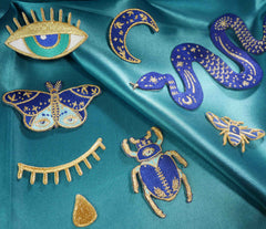 Bügelbild Patch Golden Eye