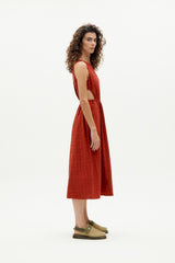 Kleid Cuadrito Kin Orangered