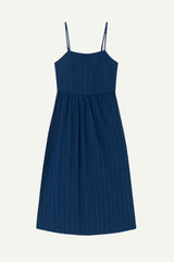 Kleid Big Seersucker Paola Navy