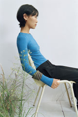 Shirt Longsleeve Heritage Brisa Cachemire Blue