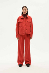 Hose Goji Corduroy Manolita Red