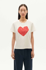 T-Shirt Heart Ida White