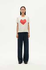 T-Shirt Heart Ida White