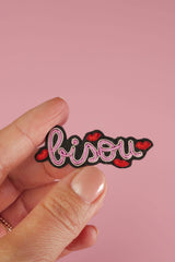 Brosche Anstecknadel Bisou