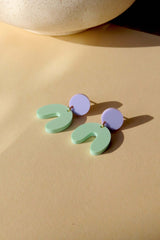 Ohrschmuck Arch Green Lilac