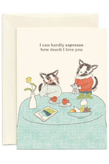 Karte "Espresso Love"