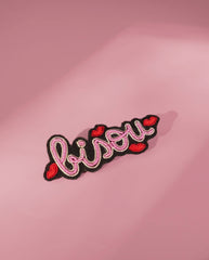 Brosche Anstecknadel Bisou