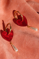 Ohrschmuck Endlessly in Love Hearts