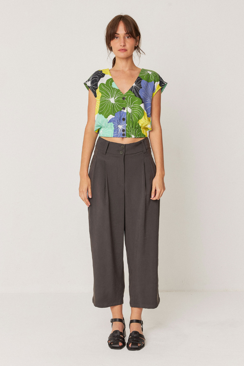 Hose Esti Dark Khaki