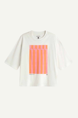 T-Shirt Esqe Pink Lena White