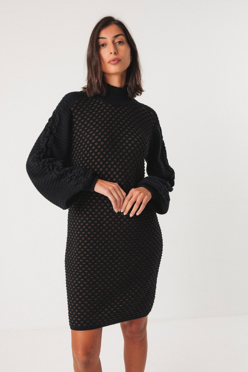 Kleid Vestido Kaliope-gots Black