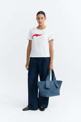 T-Shirt Origami Ida White