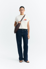 T-Shirt Trompeta Patch Pannacota Volta Ecru