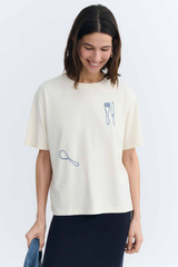 T-Shirt Coberts Pannacota Lucia Ecru