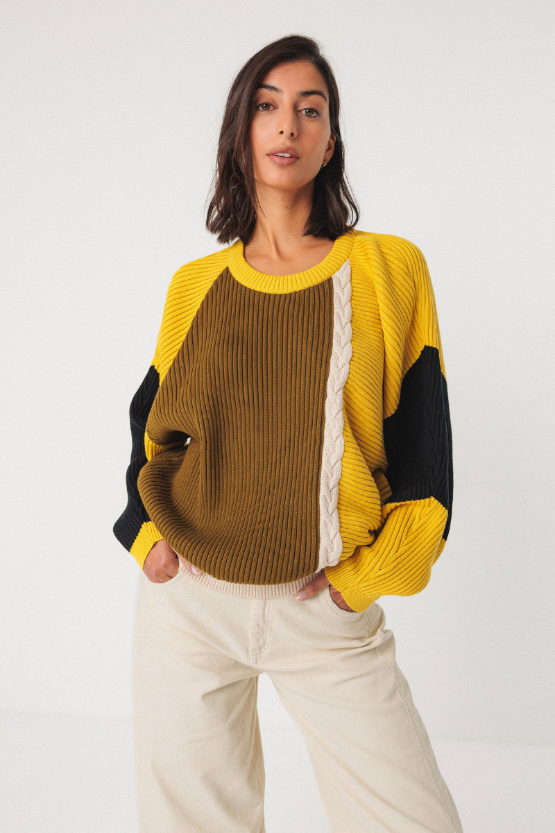 Pullover Suéter Balene-gots Yellow