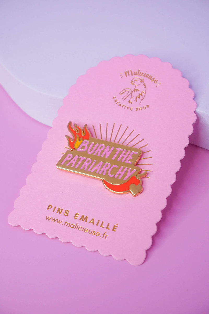 Pin Burn The Patriarchy
