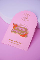 Pin Burn The Patriarchy