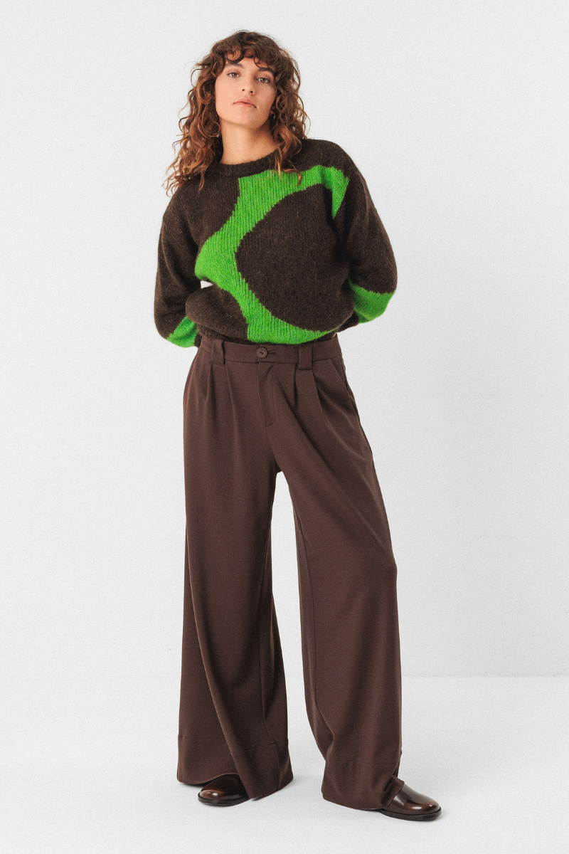 Hose Pantalón Nia Dark Brown