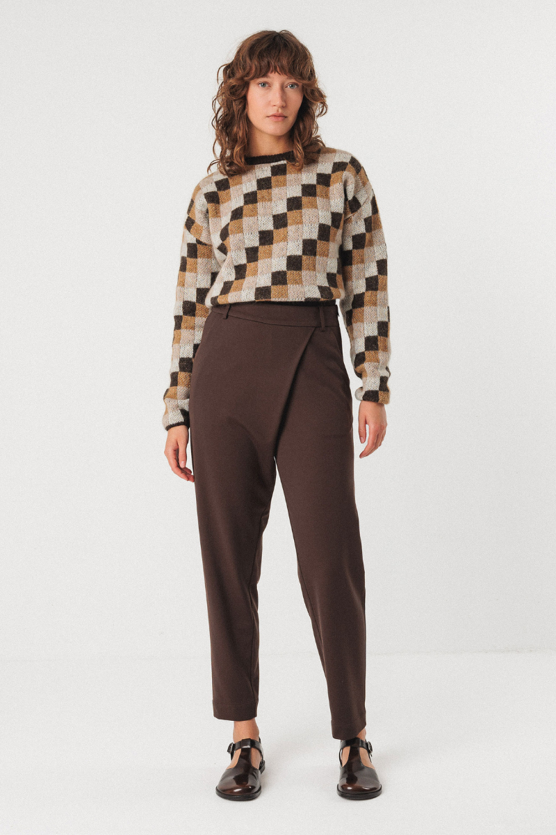 Hose Pantalón Ezama Dark Brown