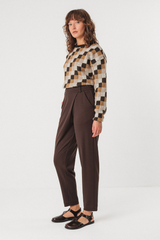 Hose Pantalón Ezama Dark Brown