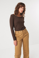 T-Shirt Camiseta Zur-7 Dark Brown