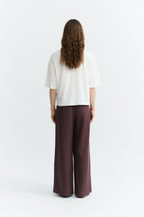 Thinking MU Lena Figa Oversized Damen T-Shirt in Weiss Rückansicht – Youmee.market Schweiz