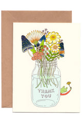 Karte "Thank You Magical Mason Jar"